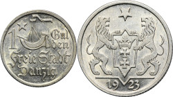 Free City of Danzig, 1 gulden 1923