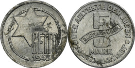 Ghetto Litzmannstadt, 5 mark 1943 Al