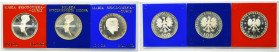 Zestaw, Maria Skłodowska-Curie, 100 złotych 1974 (3 szt.)