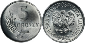 5 groszy 1962 - NGC MS66