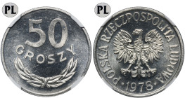 50 groszy 1978 - NGC MS65 PROOF LIKE - jak lustrzanka 2-ga nota