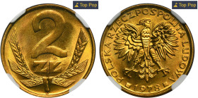 2 złote 1978 - NGC MS68 - bez znaku MAX
