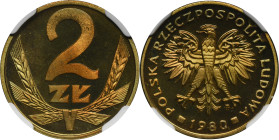 2 złote 1980 - NGC PF67 ULTRA CAMEO - LUSTRZANKA