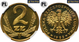 2 złote 1985 - NGC MS65 PROOF LIKE - jak lustrzanka MAX