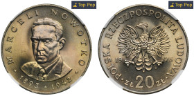 20 złotych 1976 Nowotko - NGC MS67 MAX