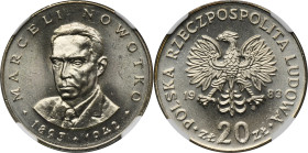20 złotych 1983 Nowotko - NGC MS65