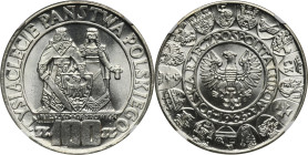 100 złotych 1966 Mieszko i Dąbrówka - NGC MS66