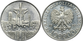 100.000 złotych 1990 Solidarność - TYP A