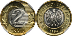 2 złote 1994 - NGC MS66