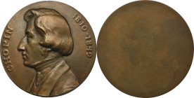Medal to commemorate the 100th anniversary of Fryderyk Chopin's birth 1909 - VERY RARE RRR