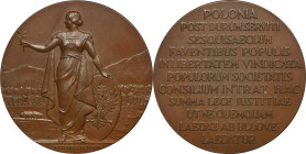 Medal to commemorate Poland's admission to the Council of the League of Nations 1926 - RARE R