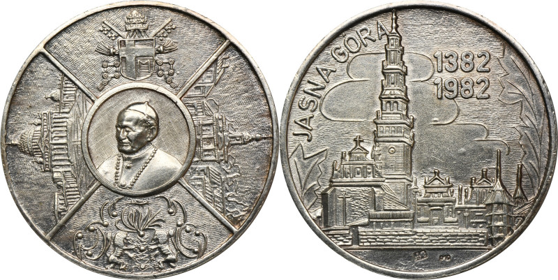 Medal Jasna Góra 1983 Medal wykonany w zakładzie Polsrebro Poznań. W &nbsp;odcin...