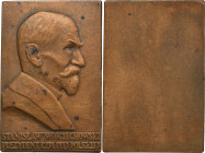 Plaque Stanislaw Wojciechowski 1926 - Aumiller