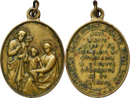 Medal of the Archconfraternity of the Holy Family undated