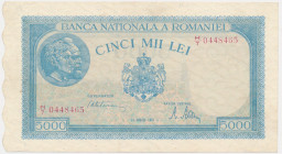 Romania, 5.000 Lei 1945