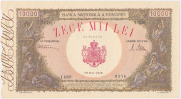 Romania, 10.000 Lei 1945