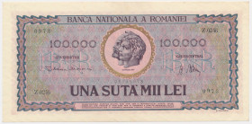 Romania, 100.000 Lei 1947