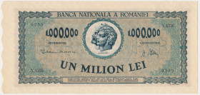 Romania, 1 million Lei 1947