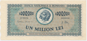 Romania, 1 million Lei 1947