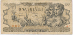 Romania, 100 Lei 1947