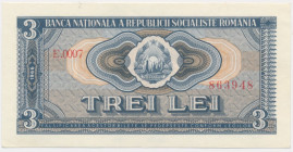 Romania, 3 Lei 1966