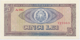 Romania, 5 lei 1966