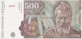 Romania, 500 Lei 1991