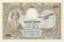 Serbia, 1.000 Dinara 1931