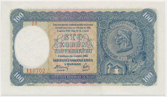 Slovakia, 100 Korun 1940