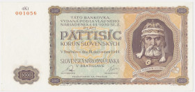 Slovakia, 5.000 Korun 1944 - SCARCE