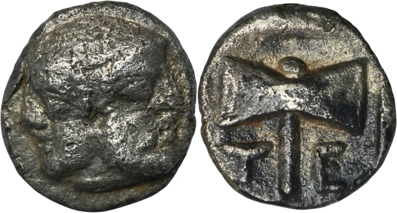 Greece, Troas, Tenedos, Obol Greece

Troas, Tenedos, Obol 450-387 BC

Obvers...