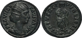 Roman Imperial, Fausta, Follis - RARE R4