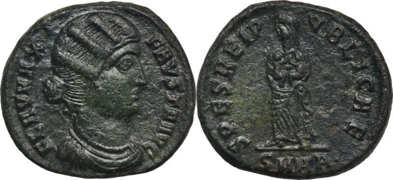 Roman Imperial, Fausta, Follis Roman Imperial Fausta (doughter of Maximianus, wi...