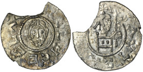 Bohemia, Bretislav II, Denarius - pearl border