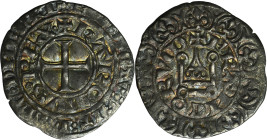 France, Charles IV, Maille blanche undated