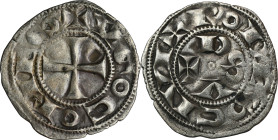 France, County of Rodez, Hugh II and Hugh III, Denarius Rodez undated