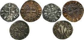 Set, France and West Pomerania, Denarius and Witt (3 pcs.)