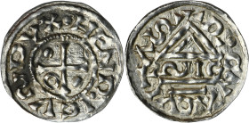 Germany, Bavaria, Regensburg, Heinrich II der Zänker, Denarius - UNLISTED NIENOTOWANY