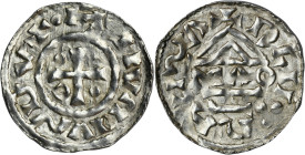 Germany, Bavaria, Regensburg, Heinrich II der Zänker, Denarius