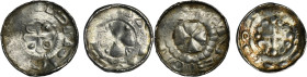 Set, Germany, Saxony, Anonymous Saxon bishops, Cross denarius, 11th century (2 pcs.)