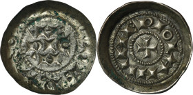Italy, Henry IV or Henry V, Denarius Milan - ex. Dr. Max Blaschegg ex. Blaschegg
