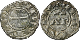 Italy, Kingdom of Sicily, Enrico VI and Constanza d'Altavilla, Denarius
