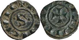 Italy, Kingdom of Sicily, Manfred, Denarius Messina - RARE, ex. Dr. Max Blaschegg ex. Blaschegg