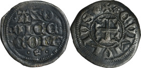 Italy, Lombardy, Azzone Visconti, Denarius