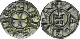 Italy, Republic of Genoa, Denarius - ex. Dr. Max Blaschegg ex. Blaschegg