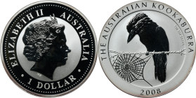 Australia, Elizabeth II, 1 Dollar 2008 - Australian Kookaburra