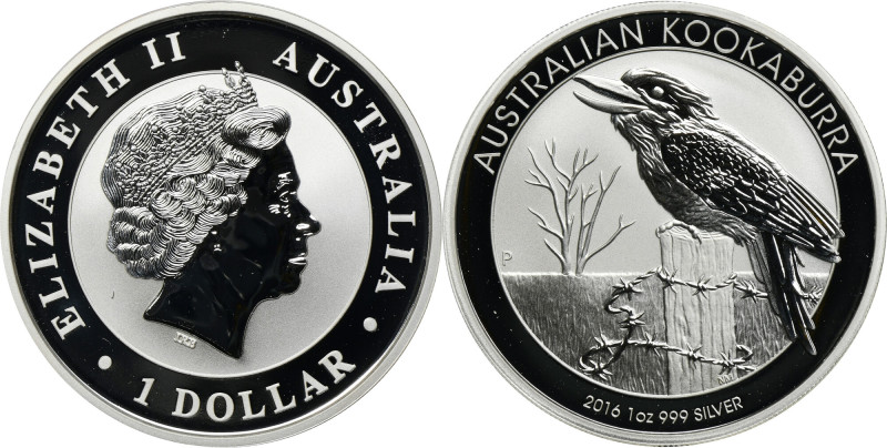 Australia, Elizabeth II, 1 Dollar 2016 - Kookaburra Proof type coin without any ...