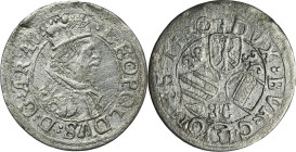 Austria, Leopold V, 3 Kreuzer Hall undated