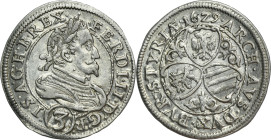Austria, Ferdinand II, 3 Kreuzer Graz 1629