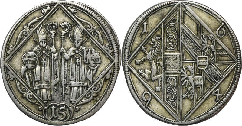 Austria, Archbishopric of Salzburg, Johann Ernst von Thun Hohenstein, 15 Kreuzer...